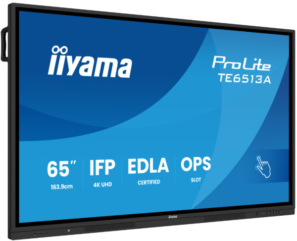 TE6513A-B1AG-20- 65" iiyama TE6513A-B1AG:IPS,4K,40P,EDLA