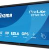65" iiyama TE6515A-B1AG:IPS,4K,EDLA,NFC