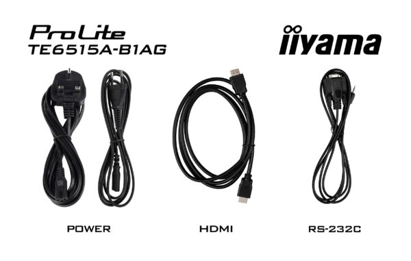 65" iiyama TE6515A-B1AG:IPS,4K,EDLA,NFC