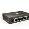 Tenda TEG1005D - 5x 10/100/1000 Mbps Kovový Switch, Fanless - bez ventilátorů, ochrana 6 kV