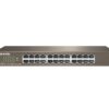 Tenda TEG1024D 24x Gigabit Switch, Fanless-bez ventilátorů, Rackmount, ochrana proti přepětí