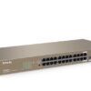 Tenda TEG1024F 24x Gigabit s SFP, 22x RJ45 + 2x SFP / RJ45, Fanless - bez ventilátorů, Rack , 6kV