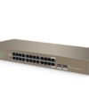 Tenda TEG1024F 24x Gigabit s SFP, 22x RJ45 + 2x SFP / RJ45, Fanless - bez ventilátorů, Rack , 6kV