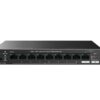 Tenda TEG1110PF-8-120W PoE+ AT switch 8xPoE 802.3af/at + Uplink RJ45 + SFP port, 110W, PoE+, fanless