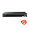 Tenda TEG1110PF-8-120W PoE+ AT switch 8xPoE 802.3af/at + Uplink RJ45 + SFP port, 110W, PoE+, fanless