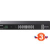 Tenda TEG1120P-16-150W PoE+ Gigabit switch 16x 1Gb/s PoE+ 802.3af/at + 2x SFP + 2x RJ45, 135W, Rack