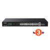 Tenda TEG1128P-24-250W PoE+ Gigabit switch 24x 1Gb/s PoE+ 802.3af/at + 2x SFP + 2x RJ45, 230W, Rack