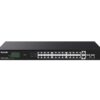 Tenda TEG1128P-24-410W PoE+ Gigabit switch 24x 1Gb/s PoE+ 802.3af/at + 2x SFP + 2x RJ45, 370W, Rack
