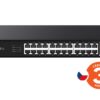 Tenda TEG1128P-24-410W PoE+ Gigabit switch 24x 1Gb/s PoE+ 802.3af/at + 2x SFP + 2x RJ45, 370W, Rack