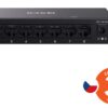 Tenda TEG2208D Websmart L2 cloud managed switch, 8x 10/100/1000 Mbps, Kov, Fanless - bez ventilátorů
