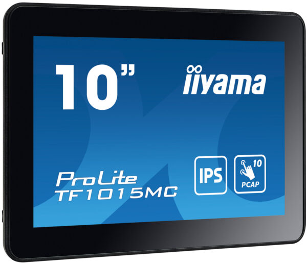TF1015MC-B3-20- 10" iiyama TF1015MC-B3: WXGA,10P,VGA,HDMI,DP