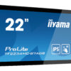 22" iiyama TF2234MC-B7AGB: IPS, FullHD, capacitive, 10P, 350cd/m2, VGA, HDMI, DP, IP65, černý