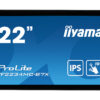 22" iiyama TF2234MC-B7X: IPS, FullHD, capacitive, 10P, 350cd/m2, VGA, DP, HDMI, IP65, černý