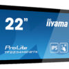 22" iiyama TF2234MC-B7X: IPS, FullHD, capacitive, 10P, 350cd/m2, VGA, DP, HDMI, IP65, černý