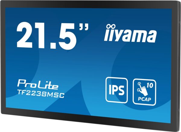 22" iiyama TF2238MSC-B1: PCAP,IPS,FHD,HDMI,DP
