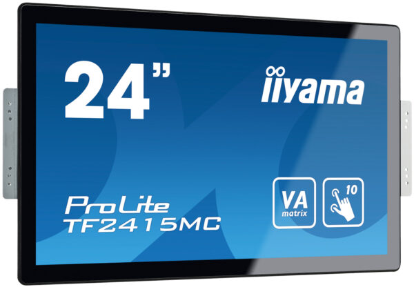 24" iiyama TF2415MC-B2: VA, FullHD, capacitive, 10P, 350cd/m2, VGA, DP, HDMI, černý