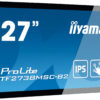 27" iiyama TF2738MSC-B2: IPS, FullHD, capacitive, 10P, 500cd/m2, DP, HDMI, DVI, 16/7, IP1X, černý