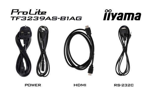 TF3239AS-B1AG-cables 32" iiyama TF3239AS-B1AG: FHD,IPS,Android