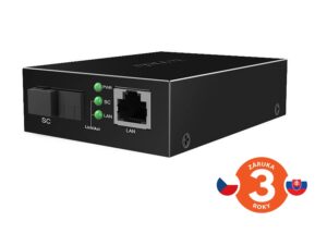 TFC300B_2_cz-a_s Tenda TFC300B Gigabit Media Converter WDM, SM, Tx 1310nm, Rx 1550nm, 1x SC (UPC), 1x GLAN, 3 km