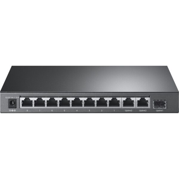 TL-SL1311MP-UN-_1.0-B_ TP-Link TL-SL1311P 8xFE POE+ 65W 3xGb nonPOE,1xSFP CCTV switch