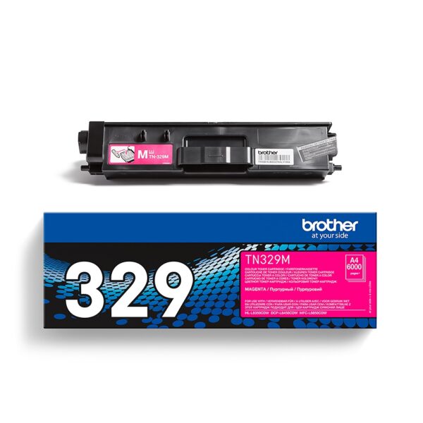 TN-329M_Toner-Carton_Top_s Brother TN-329M, toner magenta, 6 000 str.