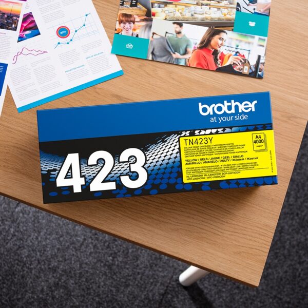 TN423Y_Desktop-1 Brother TN-423Y, toner yellow, 4 000 str.