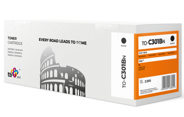 TO-C301BN_s Toner TB kompatibilní s OKI C301 TO-C301BN BK