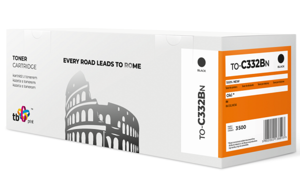TO-C332BN_s Toner TB kompatibilní s OKI C332 TO-C332BN BK
