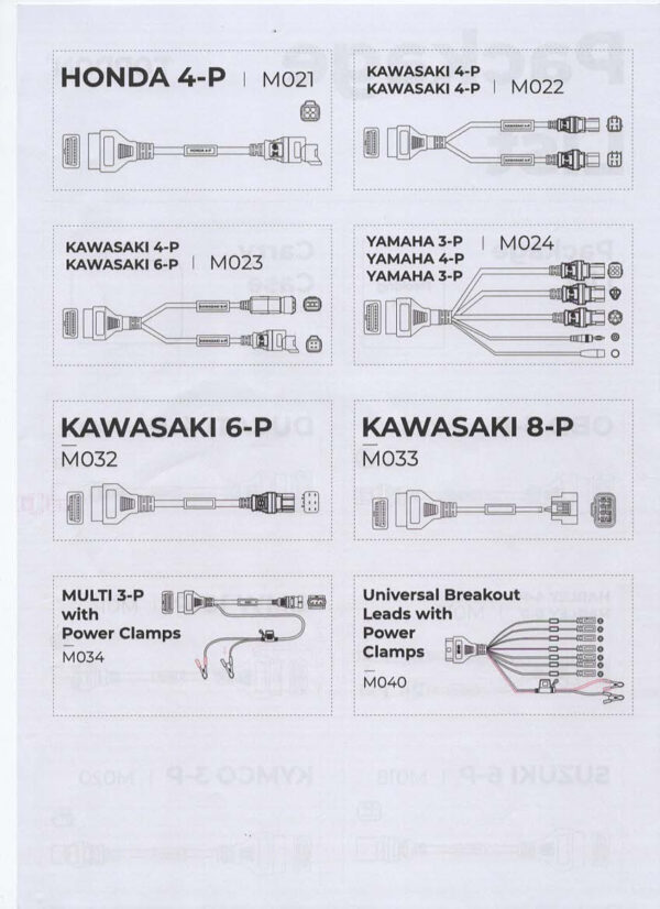 Topscan Moto Master Kabelová Sada