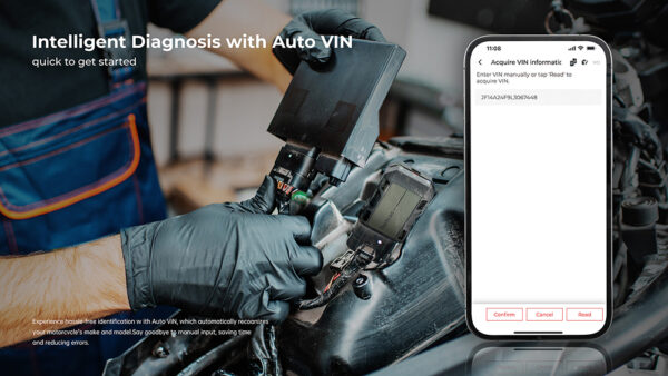TOPDON diagnostické zařízení TopScan Moto/ Bluetooth/ iOS/ Android/ Detekce software a hardware chyb