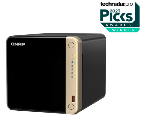 QNAP TS-464-8G (4core 2,9GHz, 8GB RAM, 4xSATA, 2x M.2 NVMe slot, 1xPCIe, 1xHDMI 4K, 2x2,5GbE, 4xUSB)