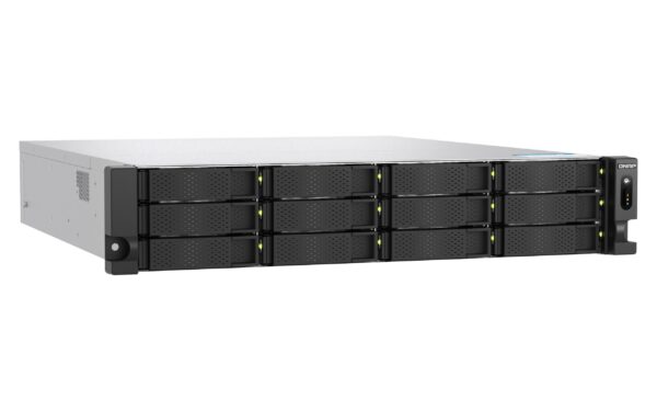 QNAP TS-h1277AXU-RP-R7-32G (Ryzen Pro 5,3GHz, ZFS, 32GB DDR5 RAM, 12x SATA, 2x 2,5GbE, 2x 10GbE)