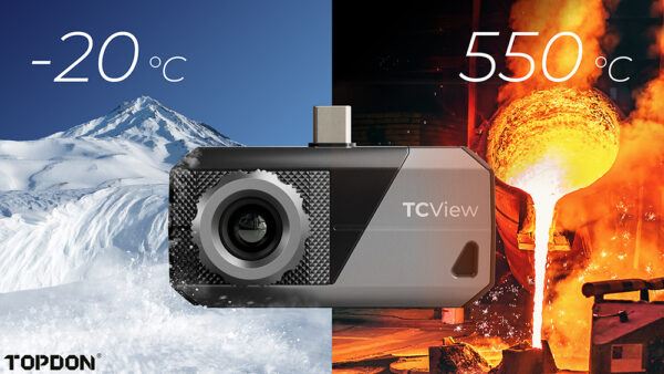 TS001_1000_05 TOPDON termální infra kamera TS001/256x192/Windows/Android/zorné pole 13°x10°/USB-C/