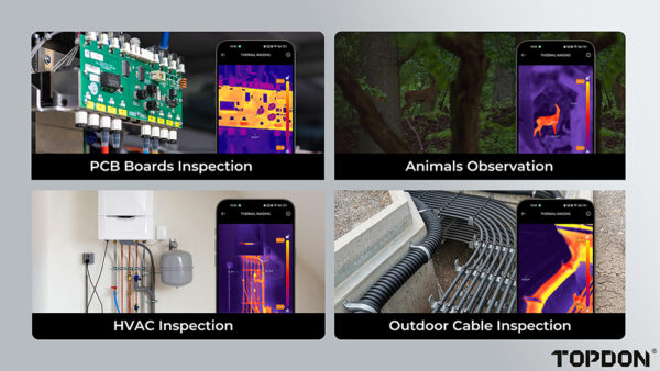 TS001_1000_08 TOPDON termální infra kamera TS001/256x192/Windows/Android/zorné pole 13°x10°/USB-C/