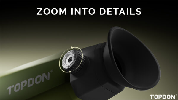 TS004_1000_05 TOPDON termovizní monokulár TS004/dosah 410m/OLED 1024x768/5000mAh/50Hz/IP67