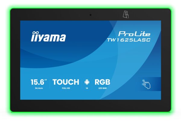 TW1625LASC-B3PNR-10-green_11zon 16" iiyama TW1625LASC-B3PNR:IPS,FHD,Android,NFC,PO