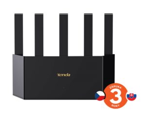 TX12L-Pro_01z-a_s Tenda TX12L Pro AX3000 WiFi 6 Mesh Router, 1x GWAN, 3x GLAN, IPv6, 5x 6dBi, WPA 3, CZ app
