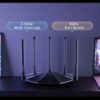 Tenda TX2 Pro AX1500 WiFi6 Router, 1x GWAN, 3x GLAN, IPv6, 5x 6dBi anténa, WPA3, CZ App