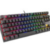 Genesis herní mechanická klávesnice THOR 303/TKL/RGB/Outemu Red/Drátová USB/CZ-SK layout/Černá