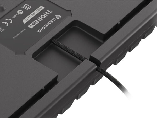 Genesis herní mechanická klávesnice THOR 303/TKL/RGB/Outemu Red/Drátová USB/CZ-SK layout/Černá