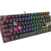 Genesis herní mechanická klávesnice THOR 303/TKL/RGB/Outemu Red/Drátová USB/CZ-SK layout/Černá