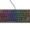 Genesis tichá herní klávesnice THOR 303/TKL/RGB/Outemu Peach/Drátová USB/CZ-SK layout/Černá