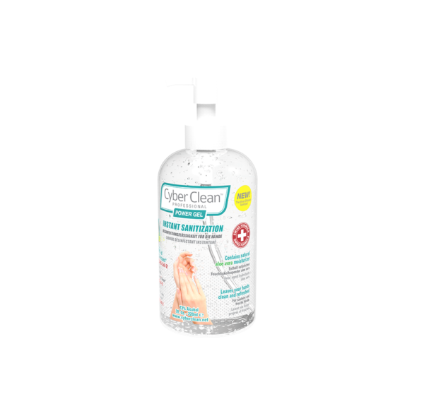 CyberClean POWER GEL - instant liquid sanitizer 7 oz / 220 ml (47029)
