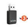 U9_001z_s Tenda U9 WiFi AC650 USB Adapter, 633 Mb/s (433 + 200 Mb/s), 802.11 ac/a/b/g/n, OS Win XP/7/8/10/11