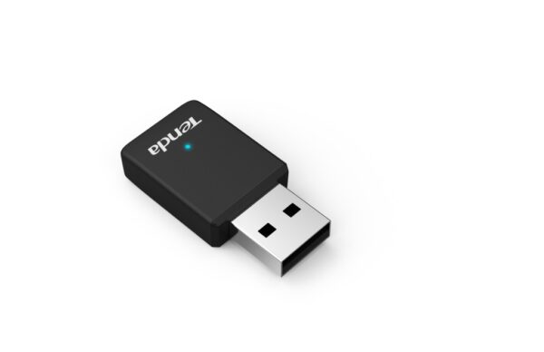 U9_04 Tenda U9 WiFi AC650 USB Adapter, 633 Mb/s (433 + 200 Mb/s), 802.11 ac/a/b/g/n, OS Win XP/7/8/10/11
