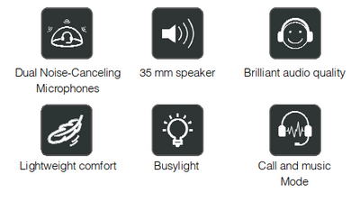 UH37_icons Yealink UH37 Dual náhlavní souprava na obě uši USB konektorem