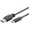 USB-C_n Kabel USB 3.1 konektor C/male - USB 3.0 A/male, č