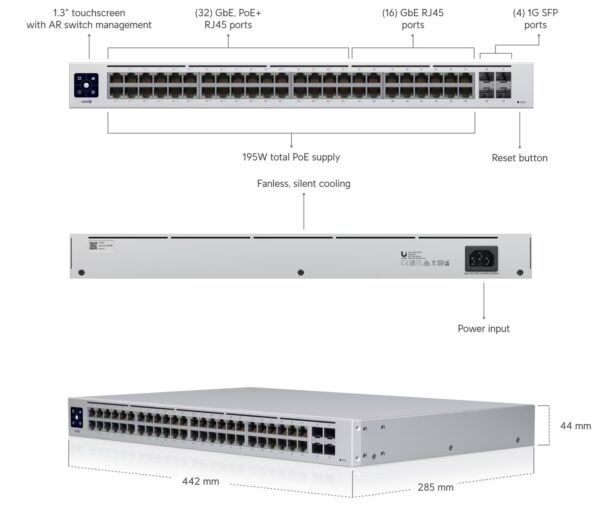 Ubiquiti USW-48-POE UniFi Switch 48 PoE