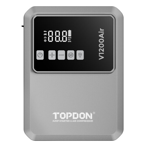 TOPDON Car Jump Starter JumpSurge V1200air/10000mAh/1200A/6,0l benzín/4,5l nafta