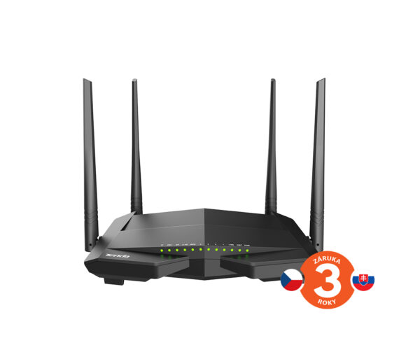 Tenda V12 VDSL2/ADSL WiFi AC Gb Router 1200Mb/s, Profile 35b, 1x DSL, 1x GWAN, 3x GLAN,1x USB